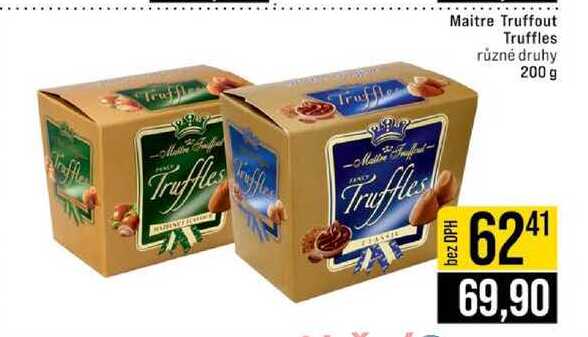 Maitre Truffout Truffles různé druhy 200 g
