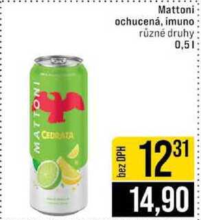 Mattoni ochucená, imuno různé druhy 0,5l