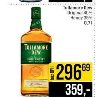 Tullamore Dew Original 40% Honey 35% 0,7l