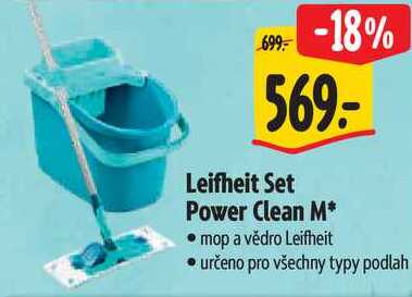 Leifheit Set Power Clean M