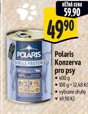 Polaris Konzerva pro psy, 400 g
