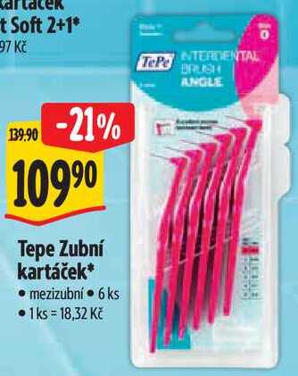 Tepe Zubní kartáček, 6 ks