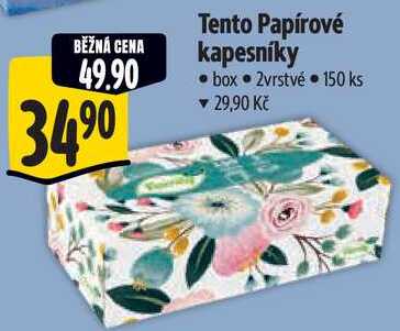 Tento Papírové kapesníky, 150 ks