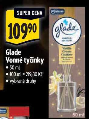 Glade Vonné tyčinky, 50 ml