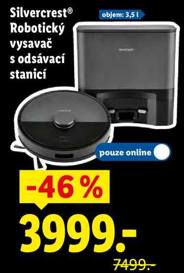 Silvercrest Robotický vysavač s odsávací stanicí