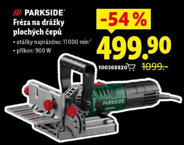 PARKSIDE Fréza na drážky plochých čepů