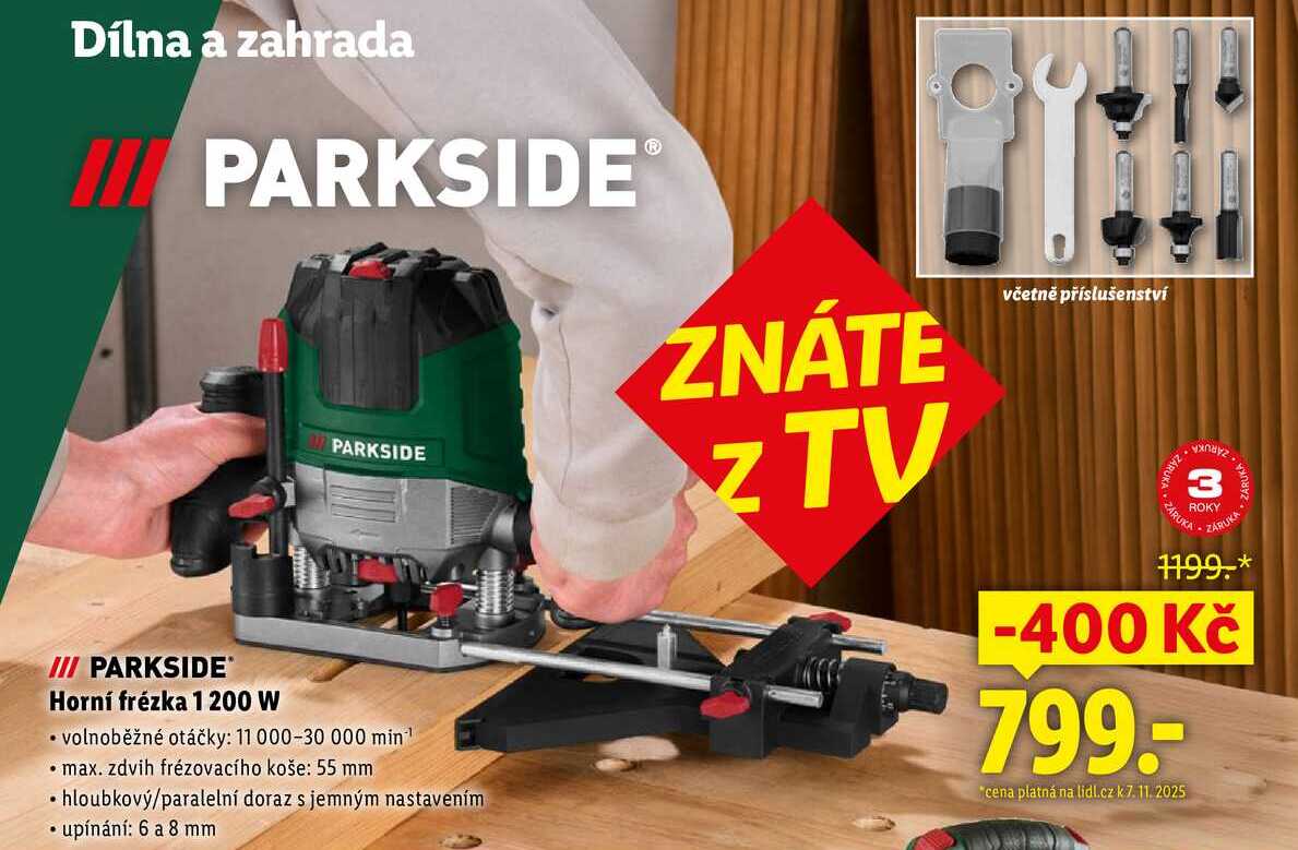 PARKSIDE Horní frézka 1 200 W
