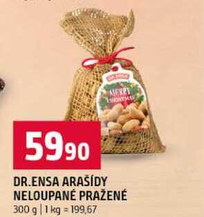 DR.ENSA ARAŠÍDY NELOUPANÉ PRAŽENÉ 300 g 
