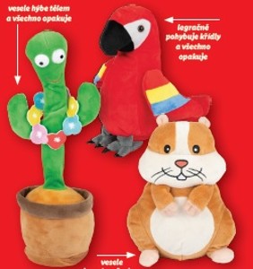 lupilu® Plyšová hračka se zvukem