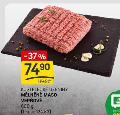 MĚLNĚNÉ MASO VEPŘOVÉ 600 g