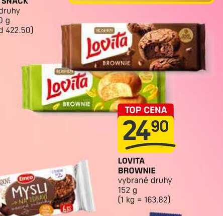 LOVITA BROWNIE vybrané druhy 152 g 