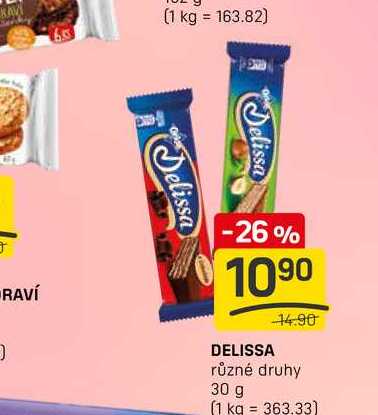 DELISSA různé druhy 30 g