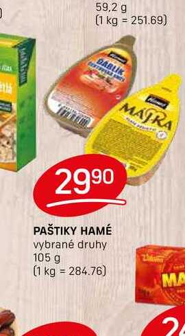 PAŠTIKY HAMÉ vybrané druhy 105 g 