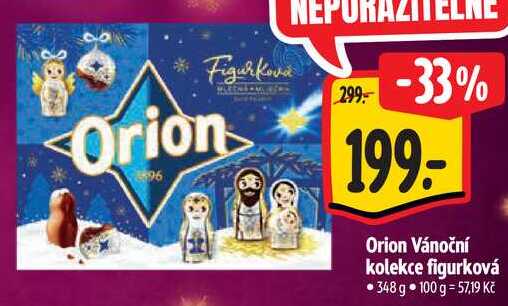 Orion Vánoční kolekce figurková, 348 g