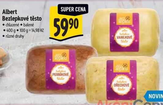 Albert Bezlepkové těsto, 400 g