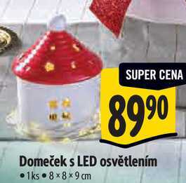 Domeček s LED osvětlením 