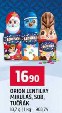 ORION LENTILKY MIKULÁŠ, SOB, TUČŇÁK 18,7 g