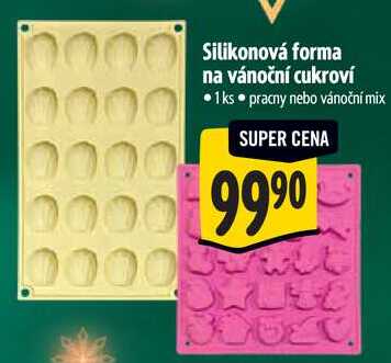Silikonová forma na vánoční cukroví 