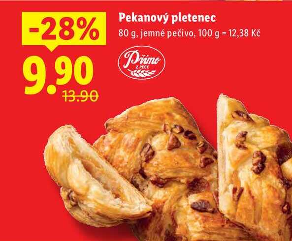 Pekanový pletenec, 80 g