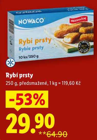 Rybí prsty, 250 g
