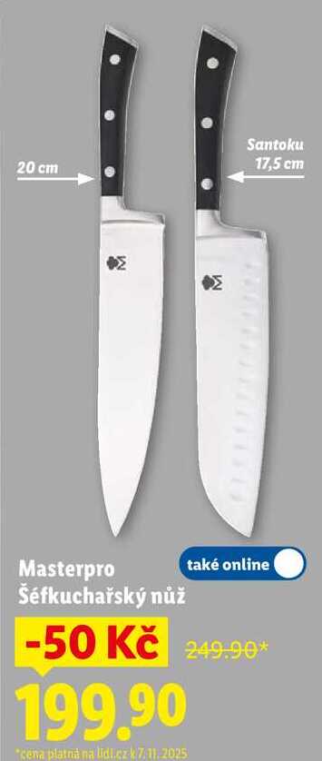 Masterpro Šéfkuchařský nůž