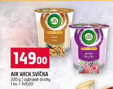 AIR WICK SVÍČKA 220 g