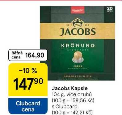 Jacobs Kapsle, 104 g 