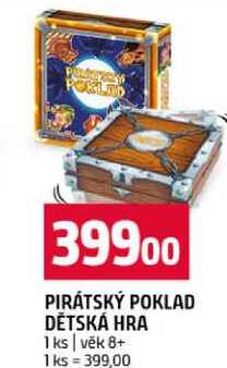PIRÁTSKÝ POKLAD DĚTSKÁ HRA 1 ks
