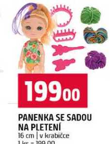 PANENKA SE SADOU NA PLETENÍ 1 ks