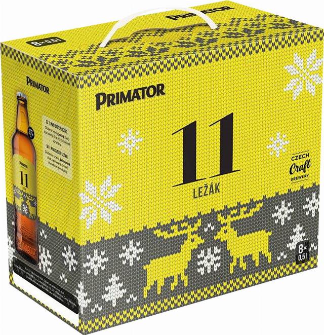 Primátor Sváteční ležák 11° Multipack