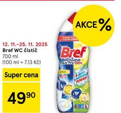 Bref WC čistič, 700 ml