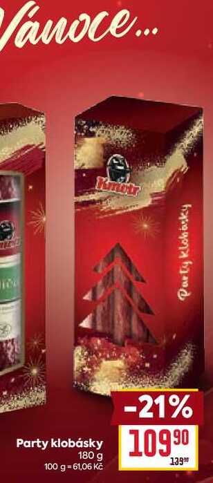 Party klobásky 180 g
