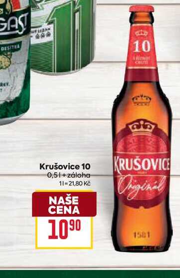 Krušovice 10 0,5l