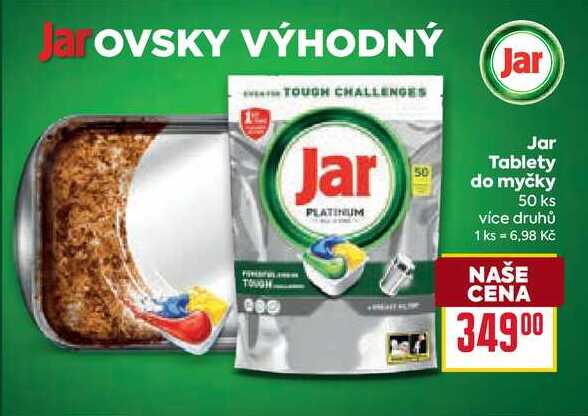 Jar Tablety do myčky 50 ks