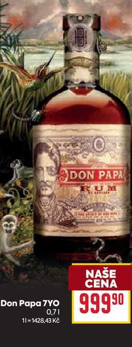 Don Papa 7YO 0,7l