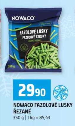 NOWACO FAZOLOVÉ LUSKY ŘEZANÉ 350 g