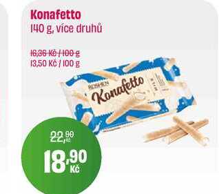 Konafetto 140 g, více druhů