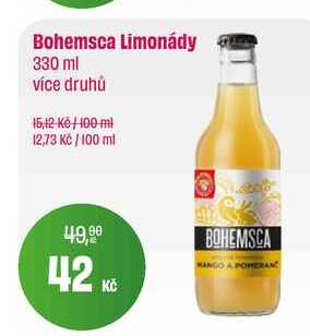Bohemsca Limonády 330 ml