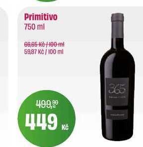 Primitivo 750 ml