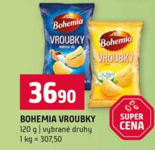 BOHEMIA VROUBKY 120 g vybrané druhy