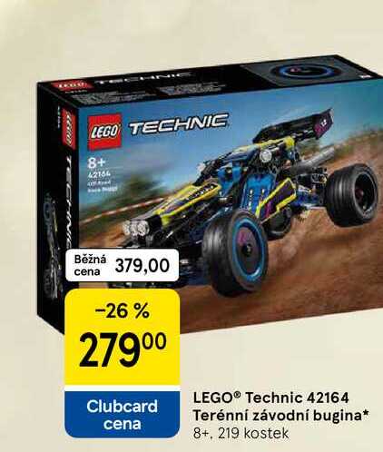 LEGO® Technic 42164 Terénní závodní bugina, 8+. 219 kostek 