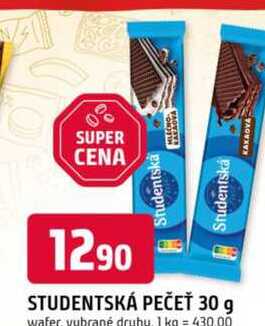 STUDENTSKÁ PEČEŤ 30 g