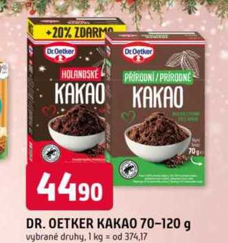 DR. OETKER KAKAO 70-120 g