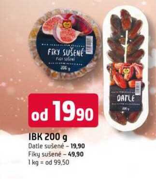 IBK 200 g Datle sušené