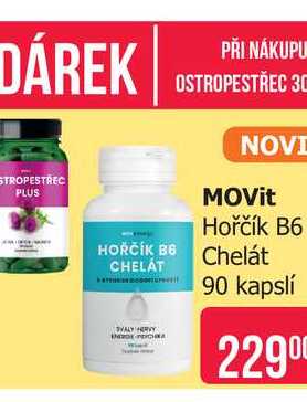 MOVit Hořčík B6 Chelát 90 kapslí 