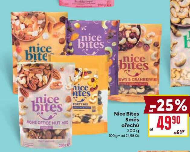 Nice Bites Směs ořechů 200g