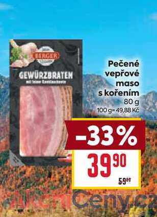 Pečené vepřové maso s kořením 80 g 