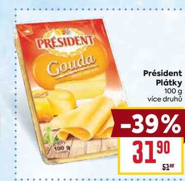 Président Plátky 100 g