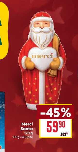 Merci Santa 120 g 