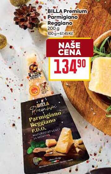 BILLA Premium Parmigiano Reggiano 200 g 